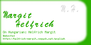 margit helfrich business card